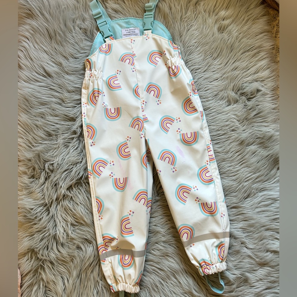 Rain Bibs w/ straps 🌈☔️